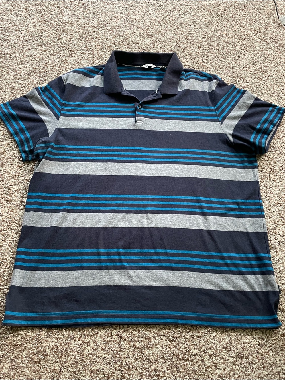 Calvin Klein Striped Polo | Men’s XL
